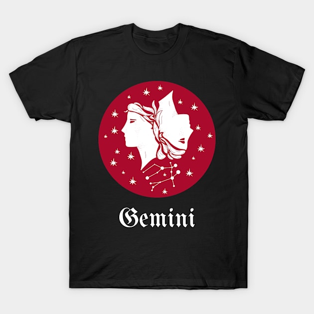 GEMINI HOROSCOPE T-Shirt by Top To Bottom